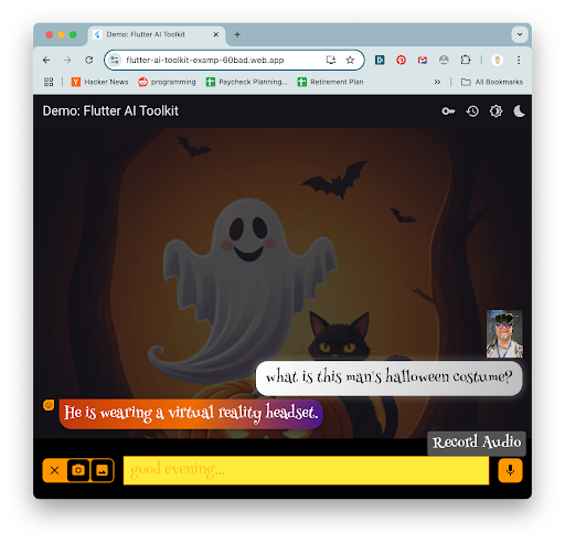 Aplicación demo de IA
