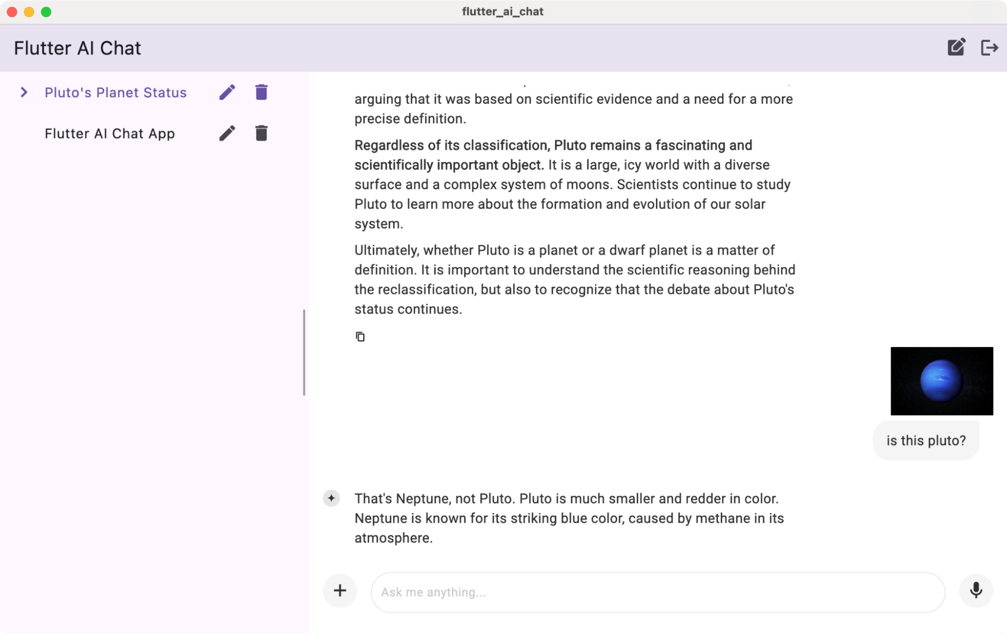 Interfaz de usuario de la aplicación de escritorio