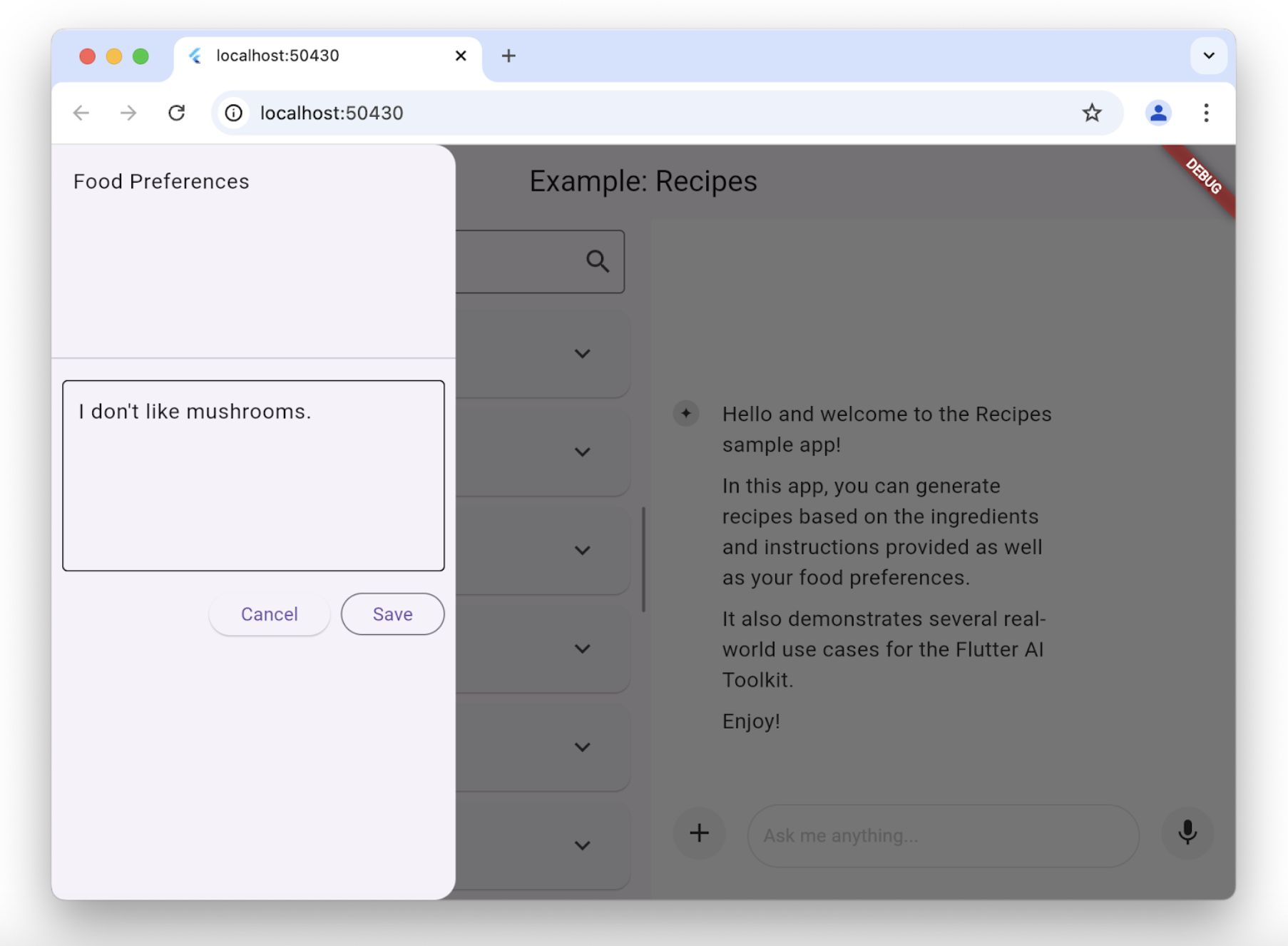 Ejemplo de refinamiento
de prompt