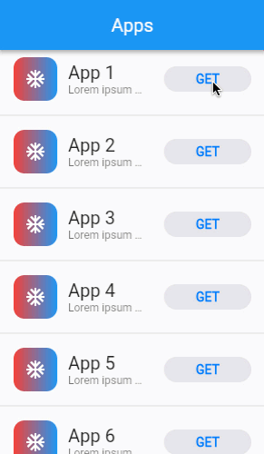 El botón de descarga pasa por sus distintas etapas