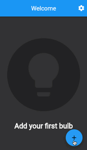 Gif que muestra el flujo de configuración ("setup") anidado