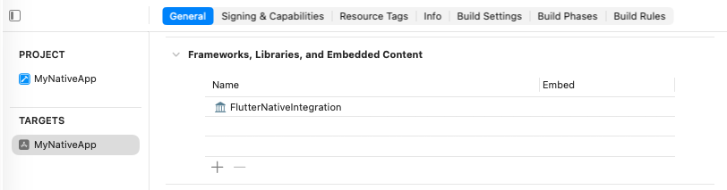FlutterNativeIntegration bajo Frameworks, Libraries, and Embedded Content.