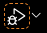 Icono de depuración de VS Code para activar el modo de depuración de una aplicación Flutter