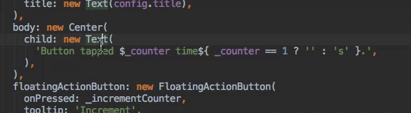 Asistencias de edición de IntelliJ