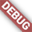 Icono del banner de modo debug
