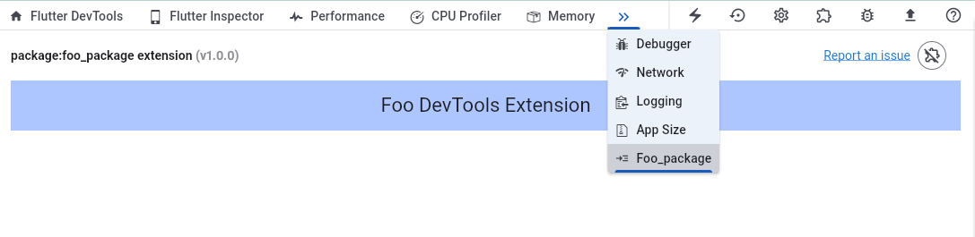 Ejemplo de extensión de DevTools