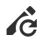 Icono de arcoíris de repintado