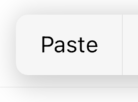 Imagen renderizada o visualización del Widget CupertinoTextSelectionToolbarButton.