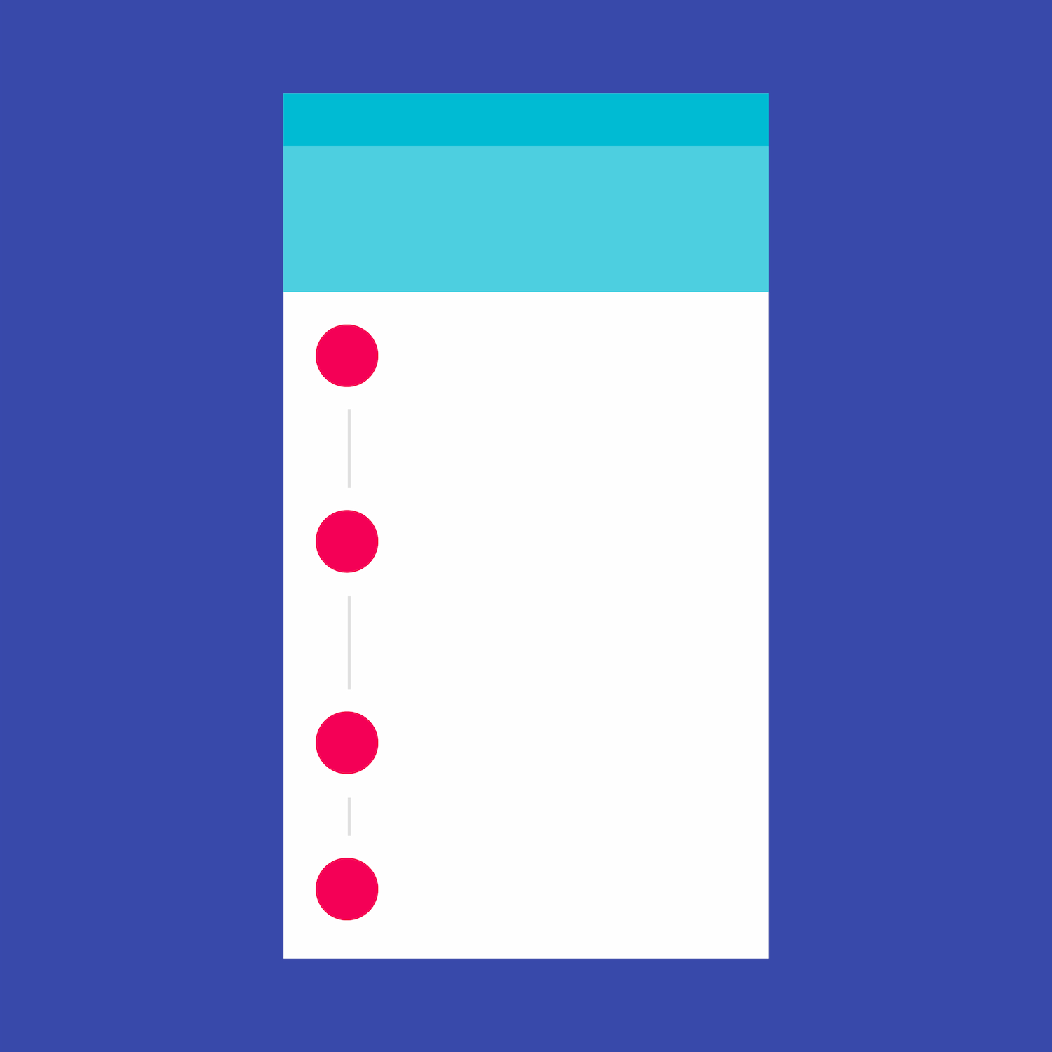 Imagen renderizada o visualización del Widget Stepper.