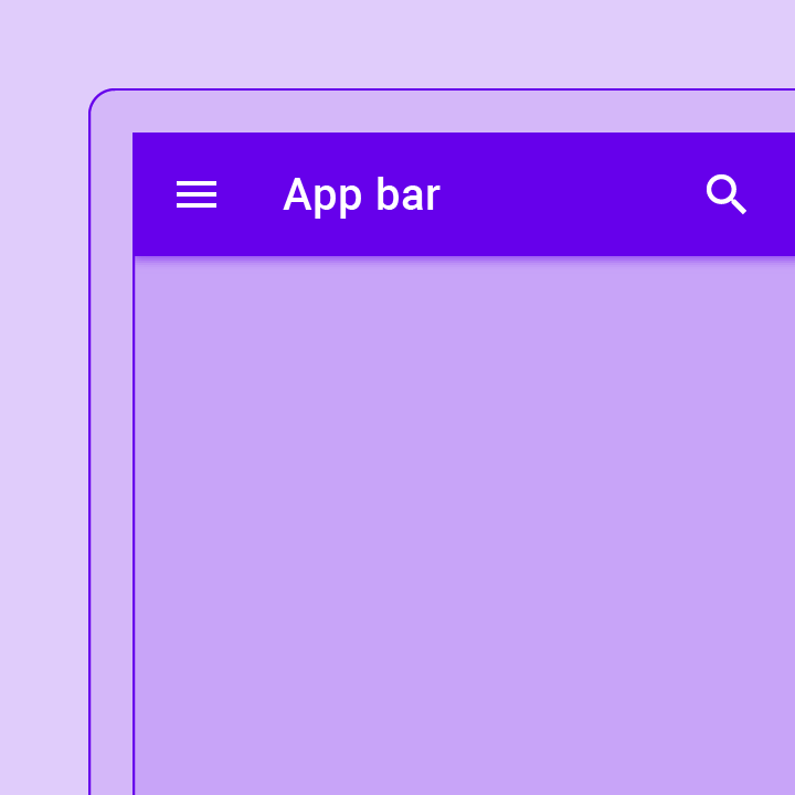 Imagen renderizada o visualización del Widget SliverAppBar.
