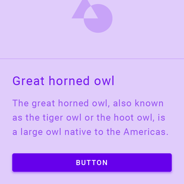 Imagen renderizada o visualización del Widget ElevatedButton.