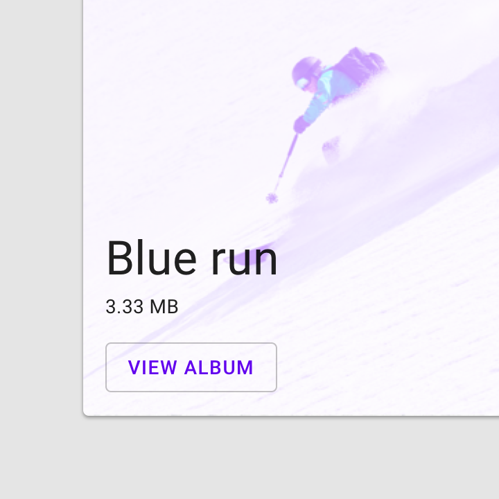 Imagen renderizada o visualización del Widget OutlinedButton.