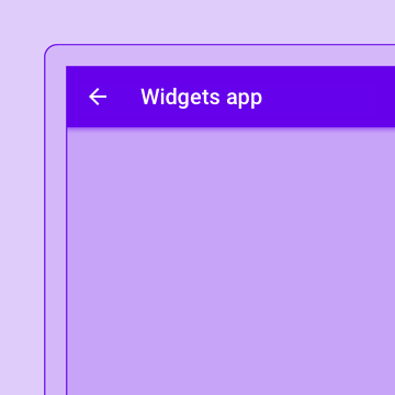 Imagen renderizada o visualización del Widget WidgetsApp.